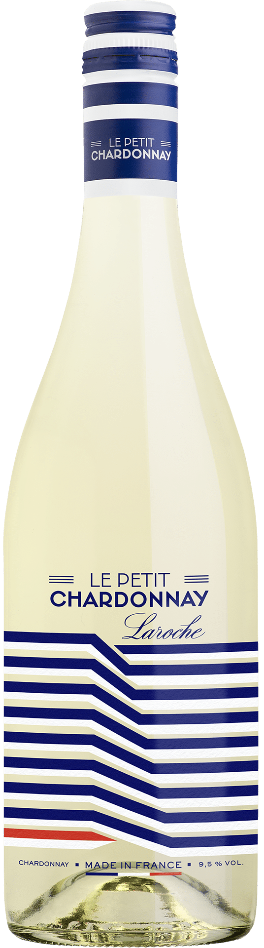 Bouteille de Petit Chardonnay de Laroche, vin blanc d.